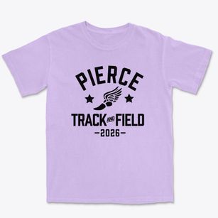 Pierce Elementary School Track and Field Premium Heavyweight T-shirt