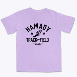 Hamady Elementary School Track and Field Premium Heavyweight T-shirt