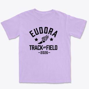 Eudora Learning Center Track and Field Premium Heavyweight T-shirt
