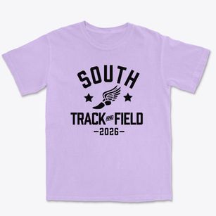 South Elementary School Track and Field Premium Heavyweight T-shirt