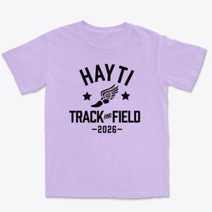 Hayti High School Track and Field Premium Heavyweight T-shirt