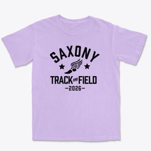 Saxony Lutheran High School Track and Field Premium Heavyweight T-shirt