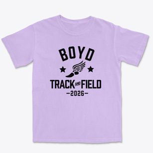 Boyd Elementary School Track and Field Premium Heavyweight T-shirt