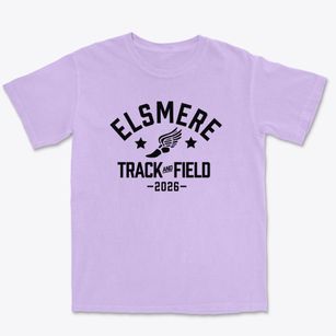 Elsmere School Track and Field Premium Heavyweight T-shirt