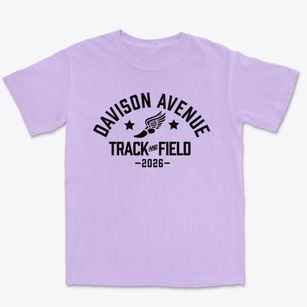 Davison Avenue Elementary School Track and Field Premium Heavyweight T-shirt