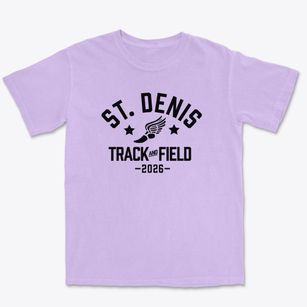 Saint Denis School Track and Field Premium Heavyweight T-shirt