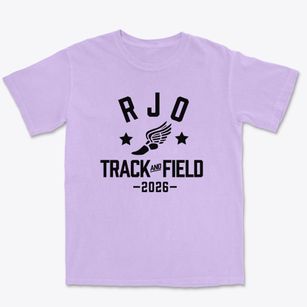 R J O Intermediate School Track and Field Premium Heavyweight T-shirt
