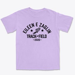 Eileen E Zaglin Track and Field Premium Heavyweight T-shirt