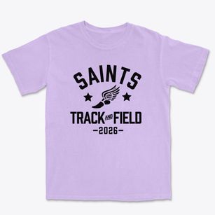 Saints Joseph & Thomas School Track and Field Premium Heavyweight T-shirt