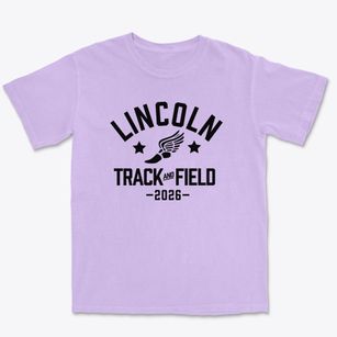 Lincoln Middle School Track and Field Premium Heavyweight T-shirt