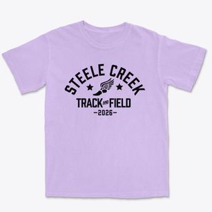 Steele Creek Elementary School Track and Field Premium Heavyweight T-shirt