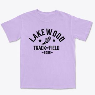 Lakewood High School Track and Field Premium Heavyweight T-shirt