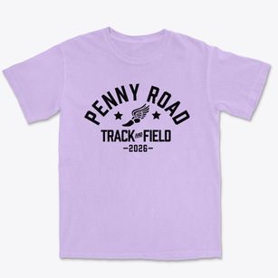 Penny Road Elementary School Track and Field Premium Heavyweight T-shirt