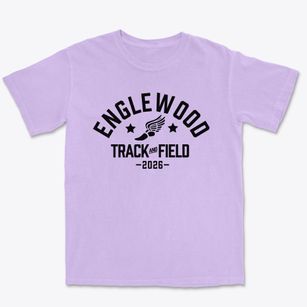 Englewood Elementary School Track and Field Premium Heavyweight T-shirt