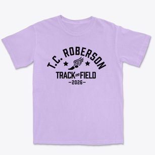 T.c. Roberson High School Track and Field Premium Heavyweight T-shirt