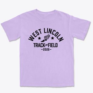 West Lincoln High School Track and Field Premium Heavyweight T-shirt