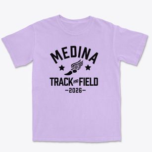 Medina Middle School Track and Field Premium Heavyweight T-shirt