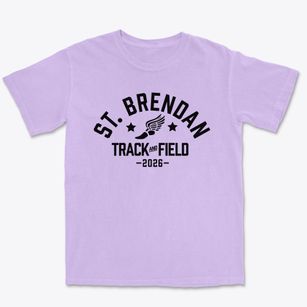 Saint Brendan School Track and Field Premium Heavyweight T-shirt