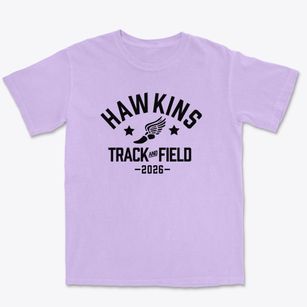 Hawkins Elementary School Track and Field Premium Heavyweight T-shirt