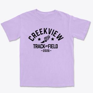 Creekview Elementary School Track and Field Premium Heavyweight T-shirt