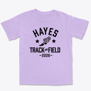Hayes Intermediate School Track and Field Premium Heavyweight T-shirt