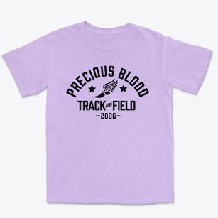 Precious Blood School Track and Field Premium Heavyweight T-shirt