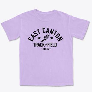 East Canton High School Track and Field Premium Heavyweight T-shirt