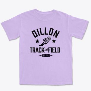 Dillon Elementary School Track and Field Premium Heavyweight T-shirt