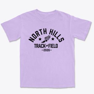 North Hills Christian School Track and Field Premium Heavyweight T-shirt