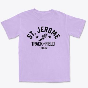 Saint Jerome Regional School Track and Field Premium Heavyweight T-shirt