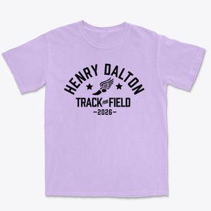 Henry Dalton Elementary School Track and Field Premium Heavyweight T-shirt