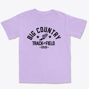 Big Country Elementary School Track and Field Premium Heavyweight T-shirt