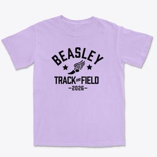 Beasley Elementary School Track and Field Premium Heavyweight T-shirt