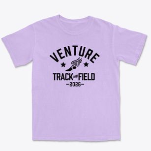 Venture High School Track and Field Premium Heavyweight T-shirt