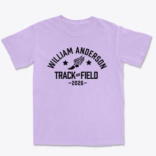William Anderson Elementary School Track and Field Premium Heavyweight T-shirt