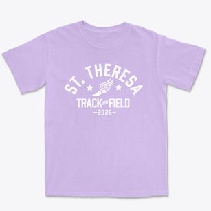 Saint Theresa School Track and Field Premium Heavyweight T-shirt