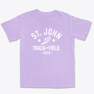 Saint John The Baptist School Track and Field Premium Heavyweight T-shirt