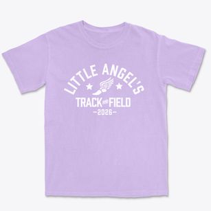 Little Angel's Christian School Track and Field Premium Heavyweight T-shirt
