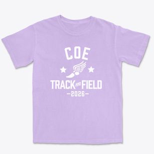Coe Elementary School Track and Field Premium Heavyweight T-shirt