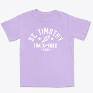 St. Timothy Track and Field Premium Heavyweight T-shirt