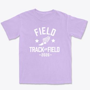 Field Middle School Track and Field Premium Heavyweight T-shirt