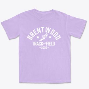 Brentwood High School Track and Field Premium Heavyweight T-shirt