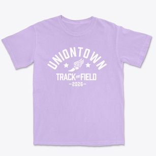 Uniontown Area High School Track and Field Premium Heavyweight T-shirt