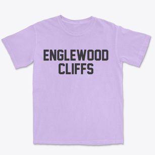 Englewood Cliffs New Jersey Classic Block Premium Heavyweight T-shirt