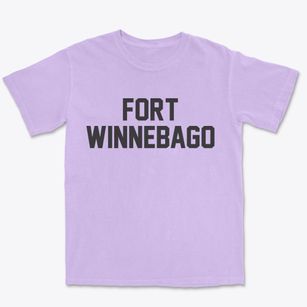 Fort Winnebago Wisconsin Classic Block Premium Heavyweight T-shirt
