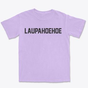 Laupahoehoe Hawaii Classic Block Premium Heavyweight T-shirt