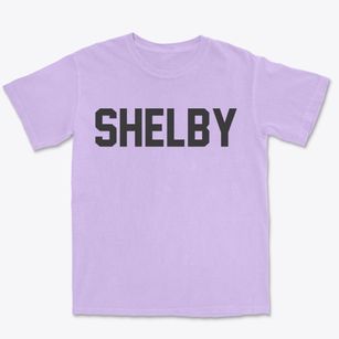 Shelby North Carolina Classic Block Premium Heavyweight T-shirt