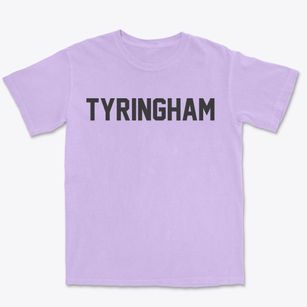 Tyringham Massachusetts Classic Block Premium Heavyweight T-shirt