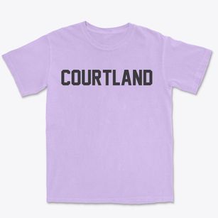Courtland Kansas Classic Block Premium Heavyweight T-shirt