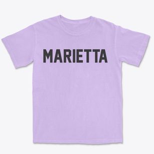 Marietta North Carolina Classic Block Premium Heavyweight T-shirt